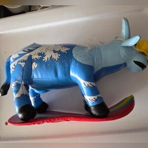 Decorative cow Plush from the CowParade public art exhibition series Colerful